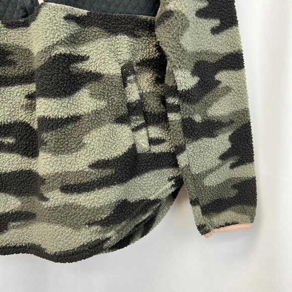 Maurices Womens Multicolor Camouflage Fleece Long Sleeve Jacket Size Medium - Picture 6 of 9